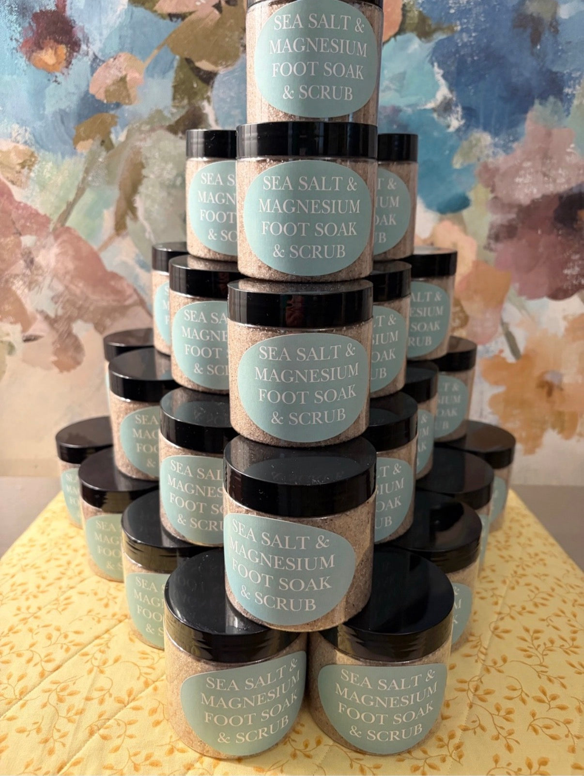 Mediterranean Sea Salt & Magnesium Foot Soak and Scrub